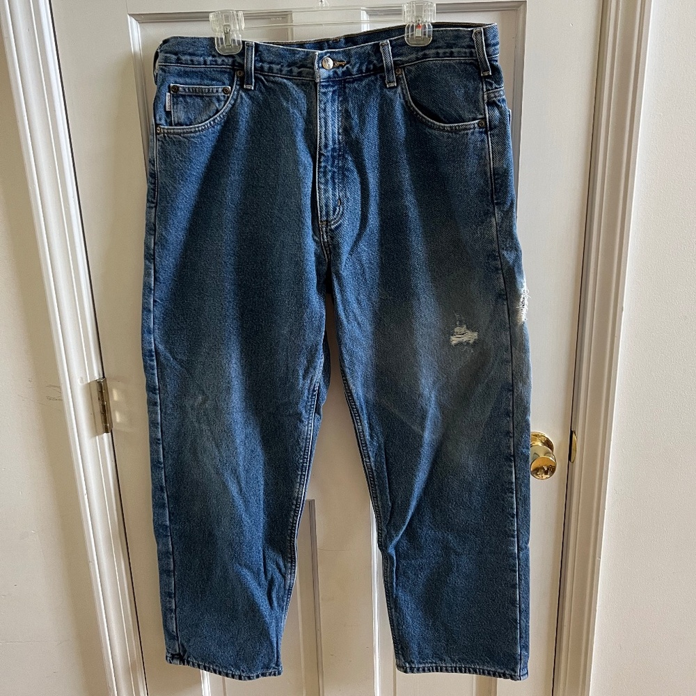 Vintage Carhartt flannel lined jeans